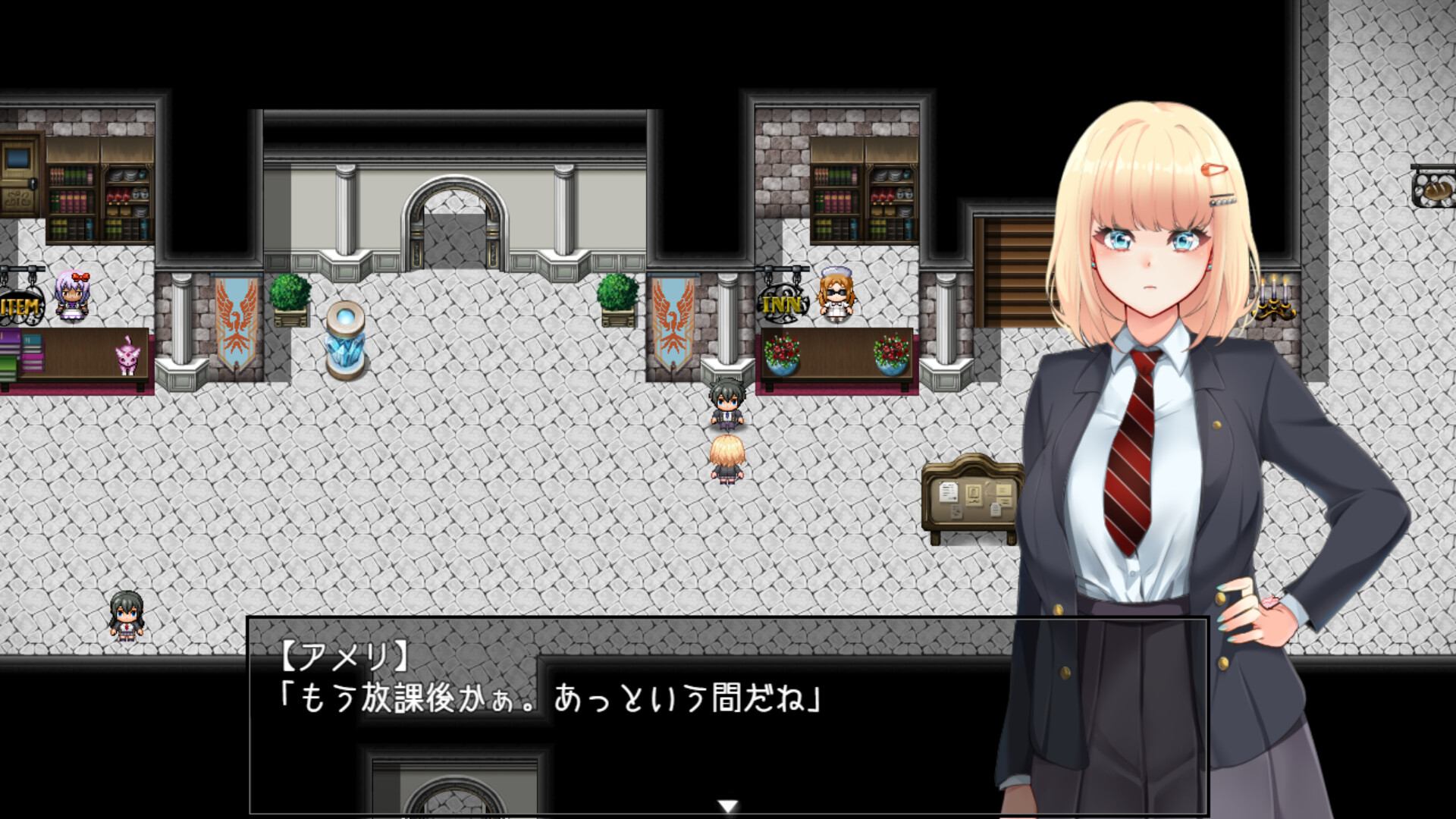 Amelie falls over and over again ~ An endless week in Magic University screenshot 2