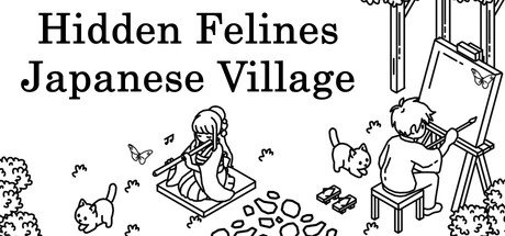 Hidden Felines: Japanese Village