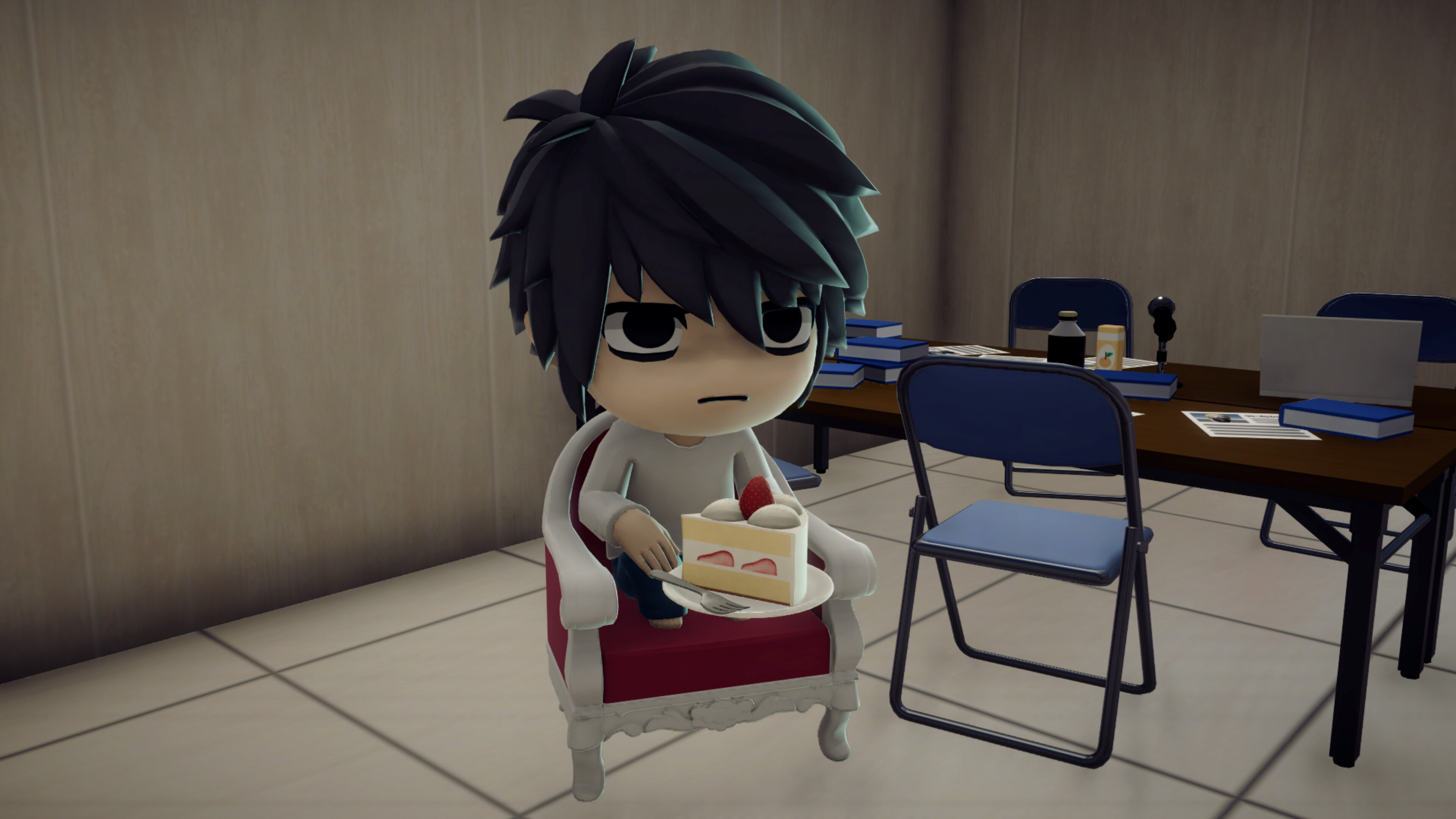 DEATH NOTE Killer Within - Premium Avatar: L (Chair) screenshot 1