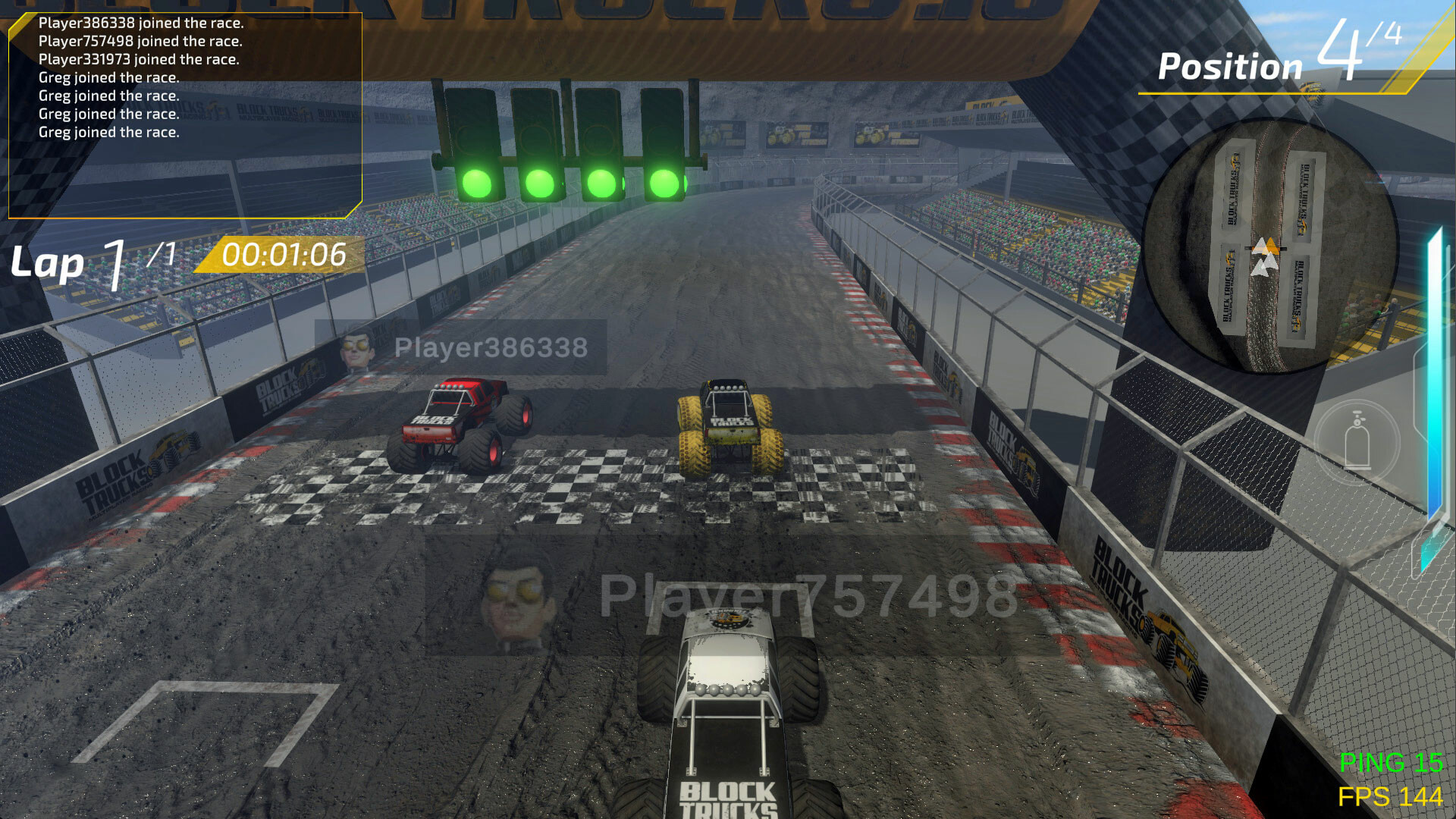 SuperTrucks Multiplayer Racing screenshot 1