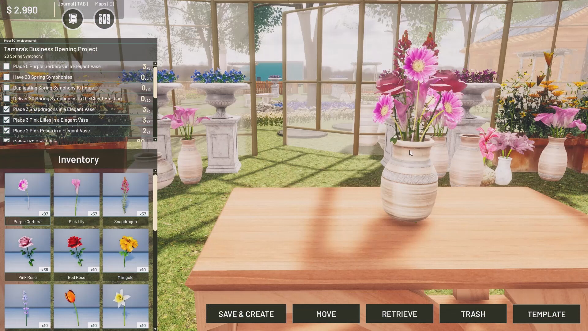 Florist Business Simulator screenshot 1