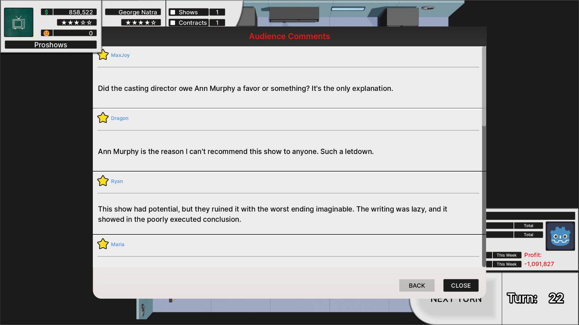 TV Show Tycoon screenshot 18