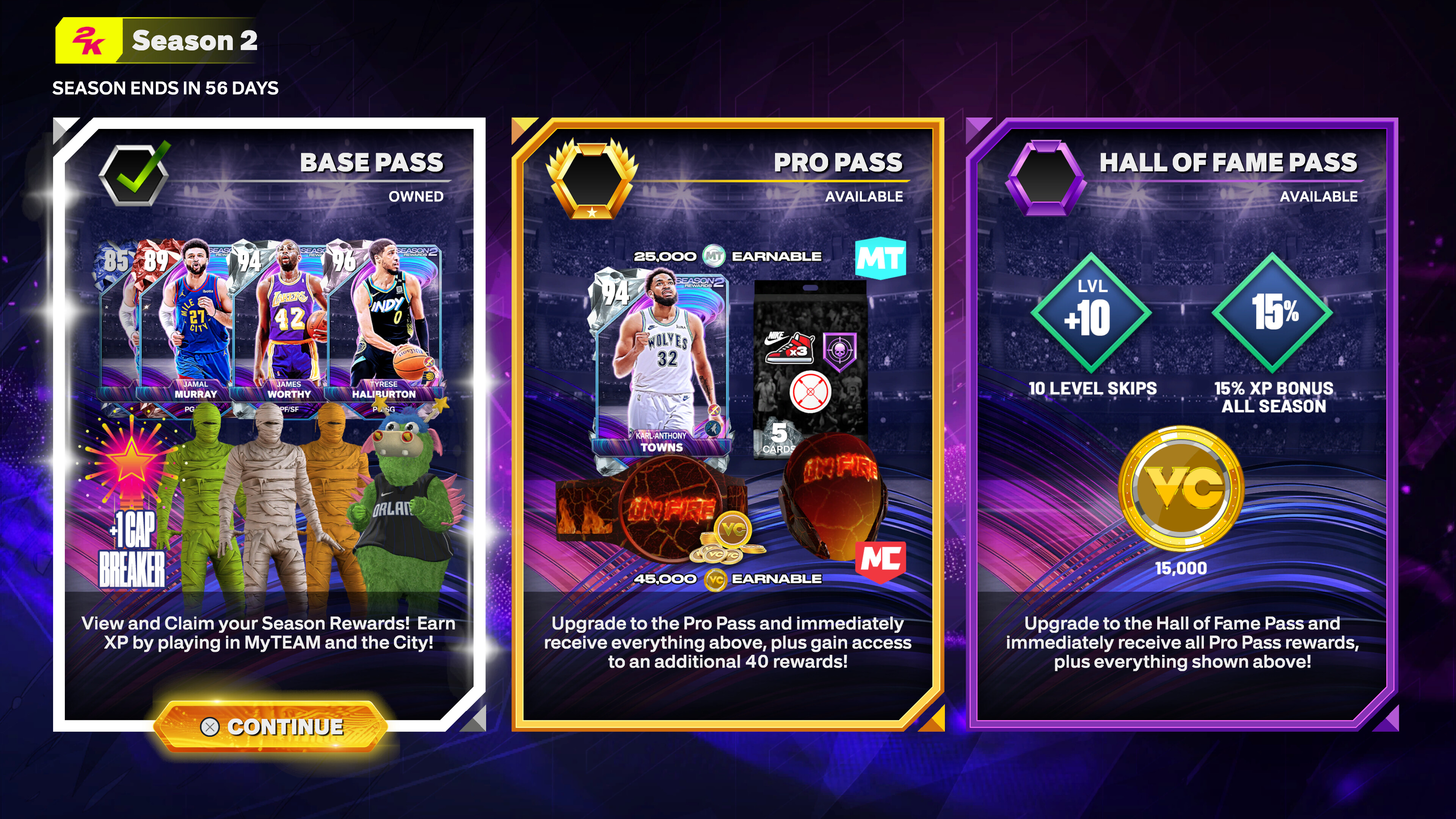 NBA 2K25 Hall of Fame Pass: Season 2 screenshot 1