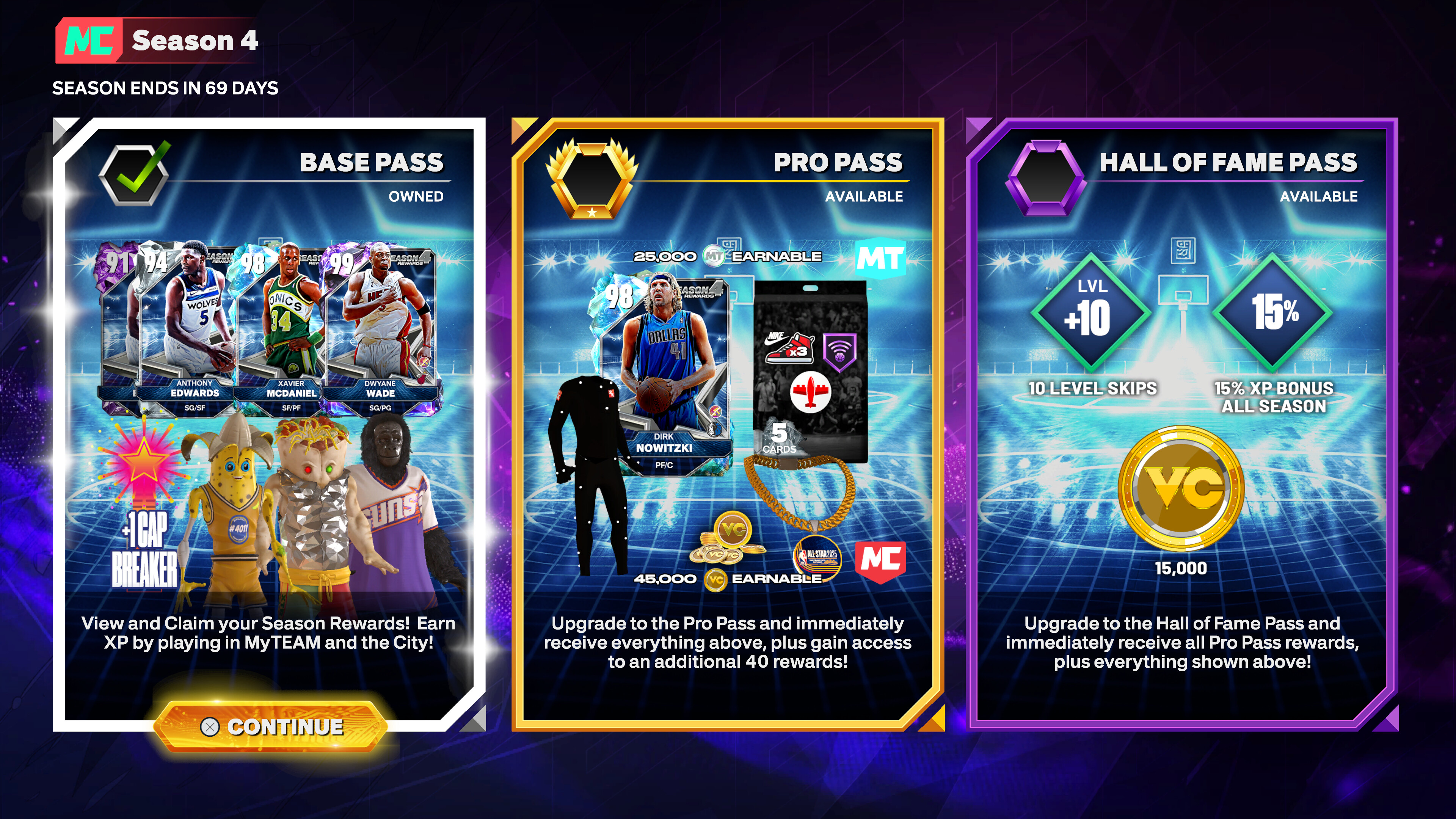 NBA 2K25 Hall of Fame Pass: Season 4 screenshot 1