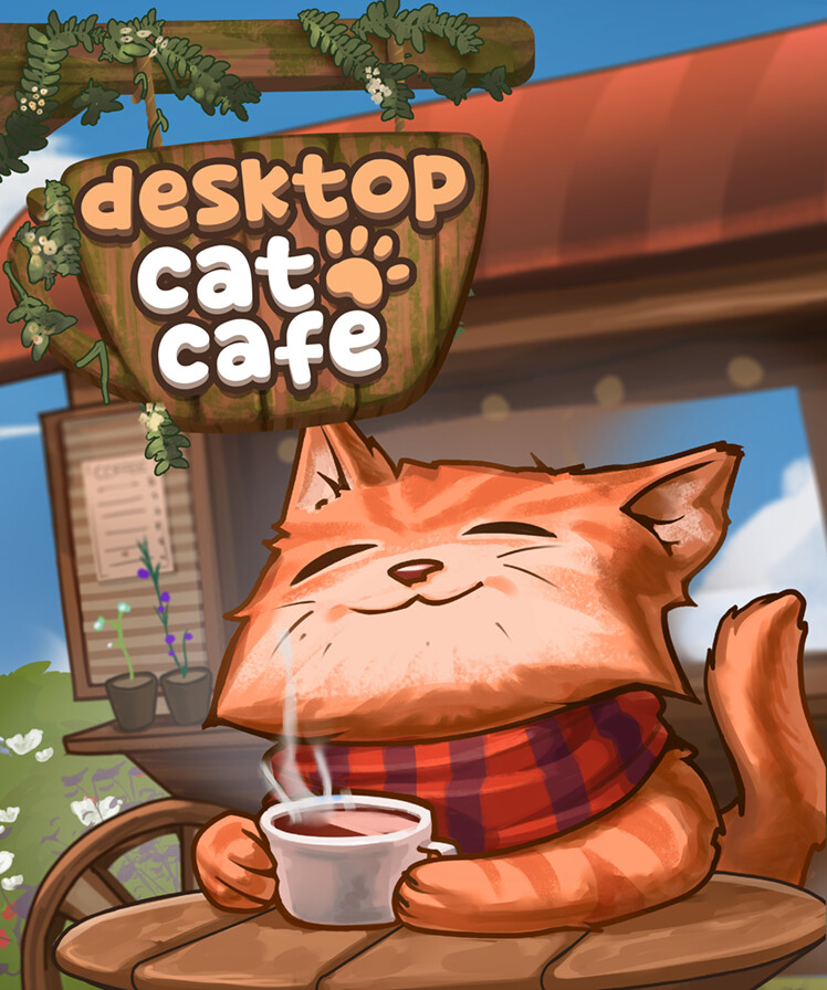 Desktop Cat Cafe