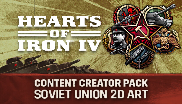 Steam：Hearts of Iron IV: Content Creator Pack - Soviet Union 2D Art