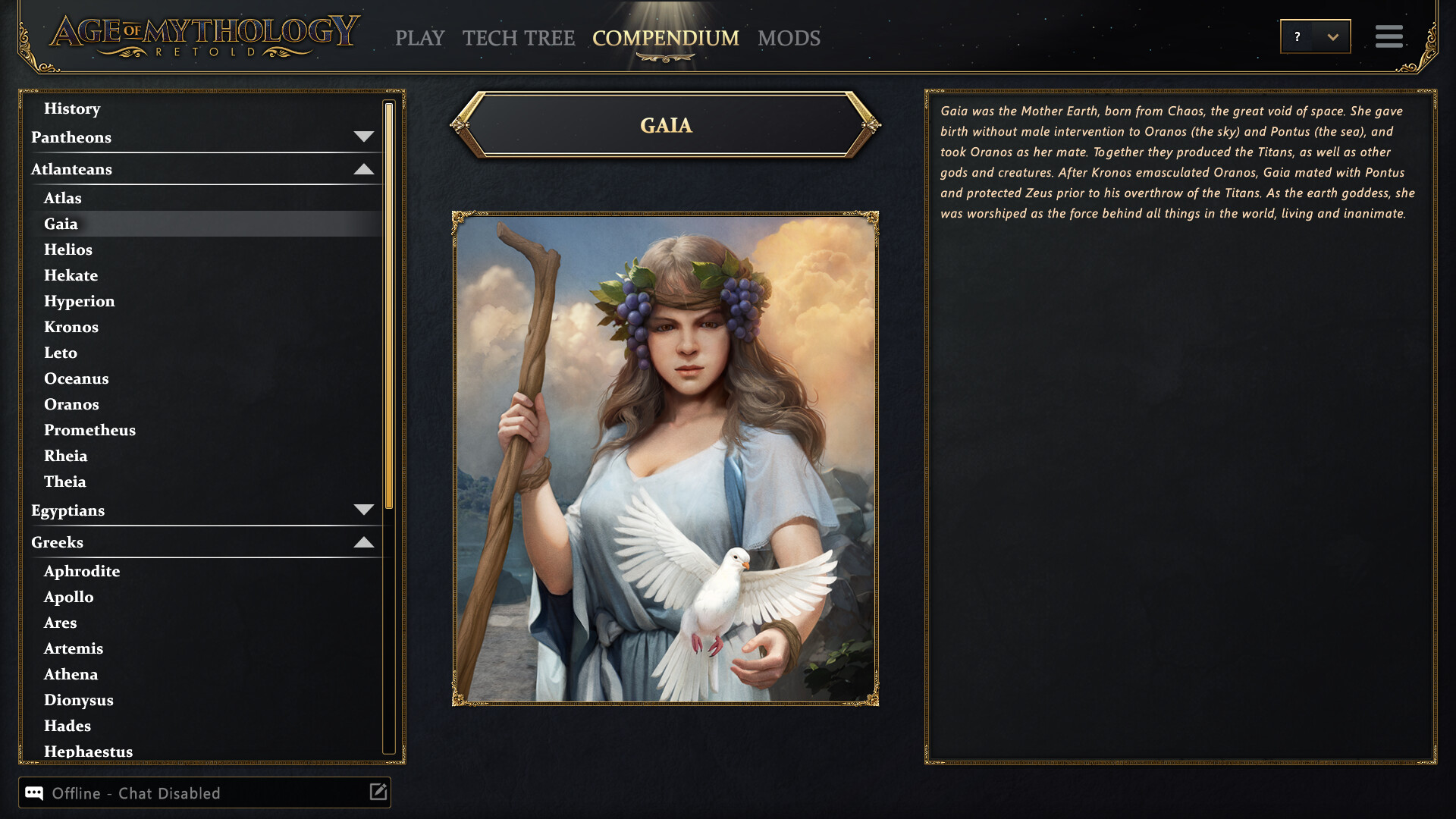 Age of Mythology: Retold - Legacy Deity Portrait Pack screenshot 1
