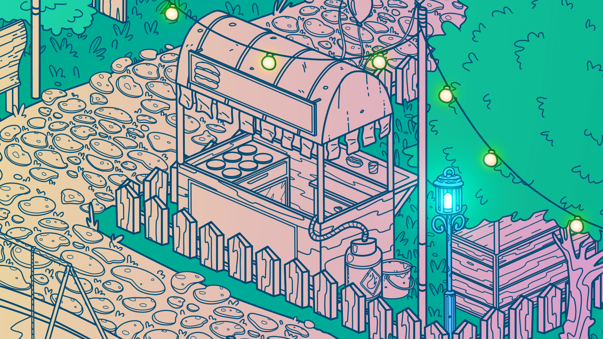 Stray Cats in Cozy Town: Night Lights screenshot 5