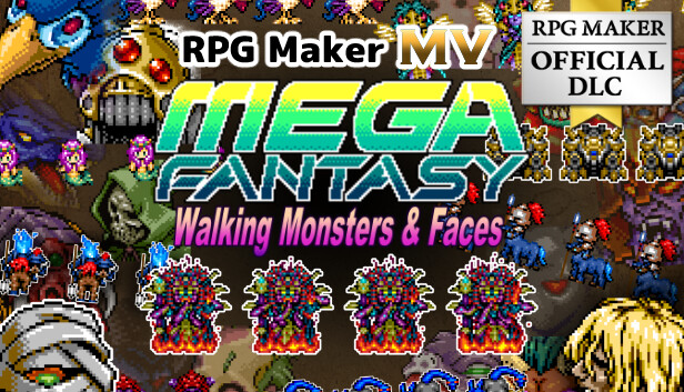 Save 30% on RPG Maker MV - MEGA FANTASY Walking Monsters and Faces