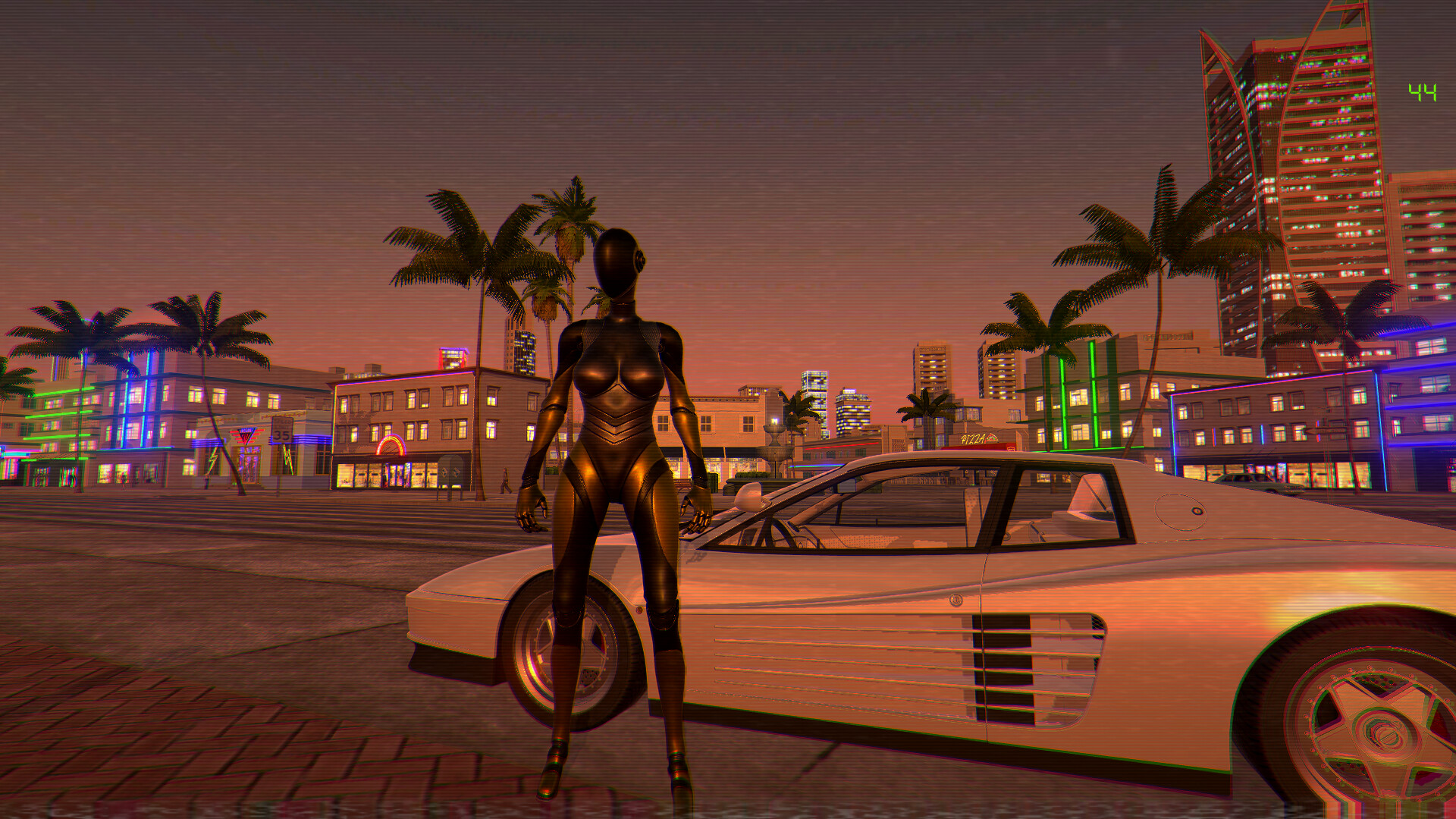 Retrowave World - Supporter Pack screenshot 1