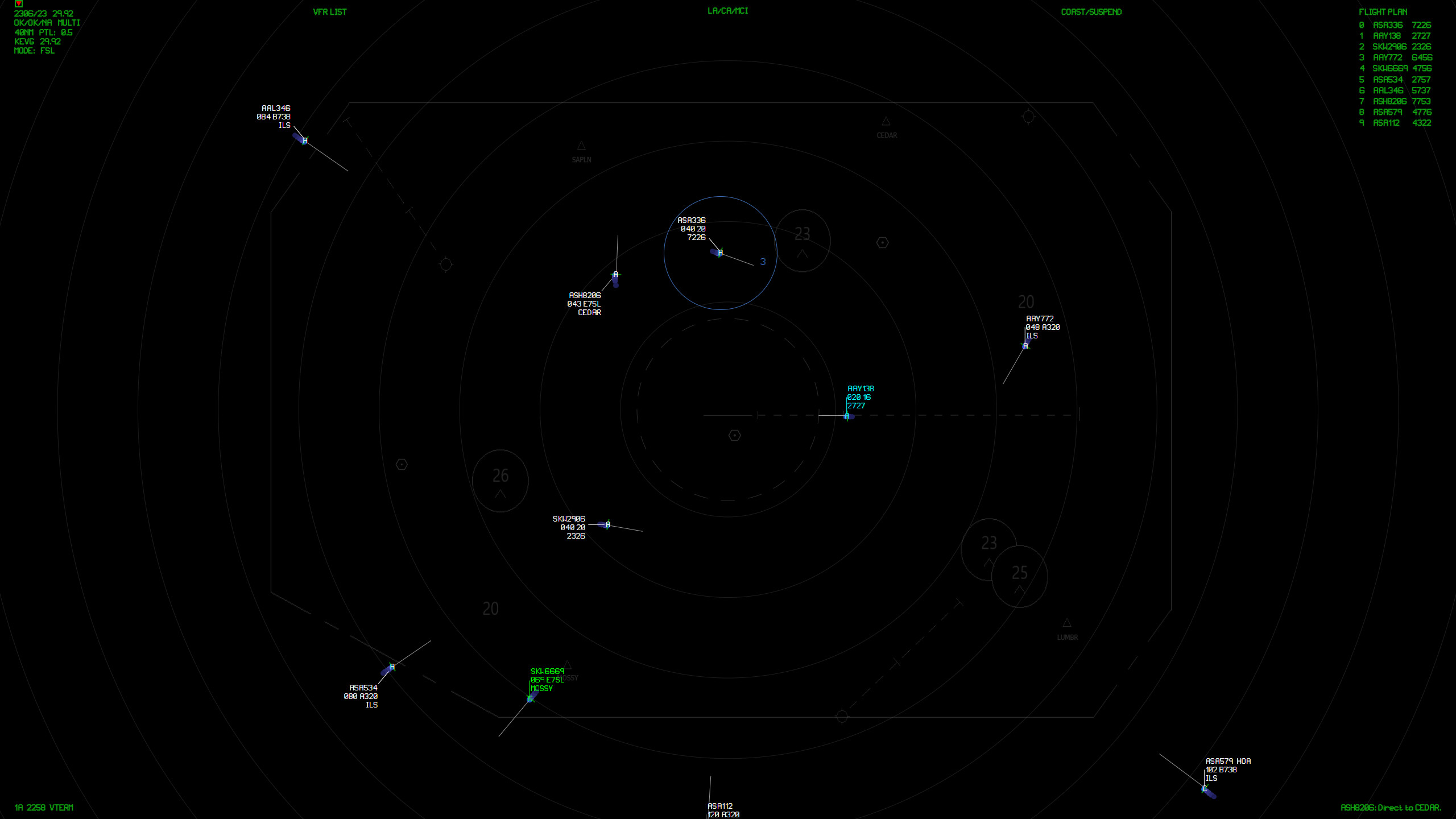 vTERM ATC Simulator screenshot 3