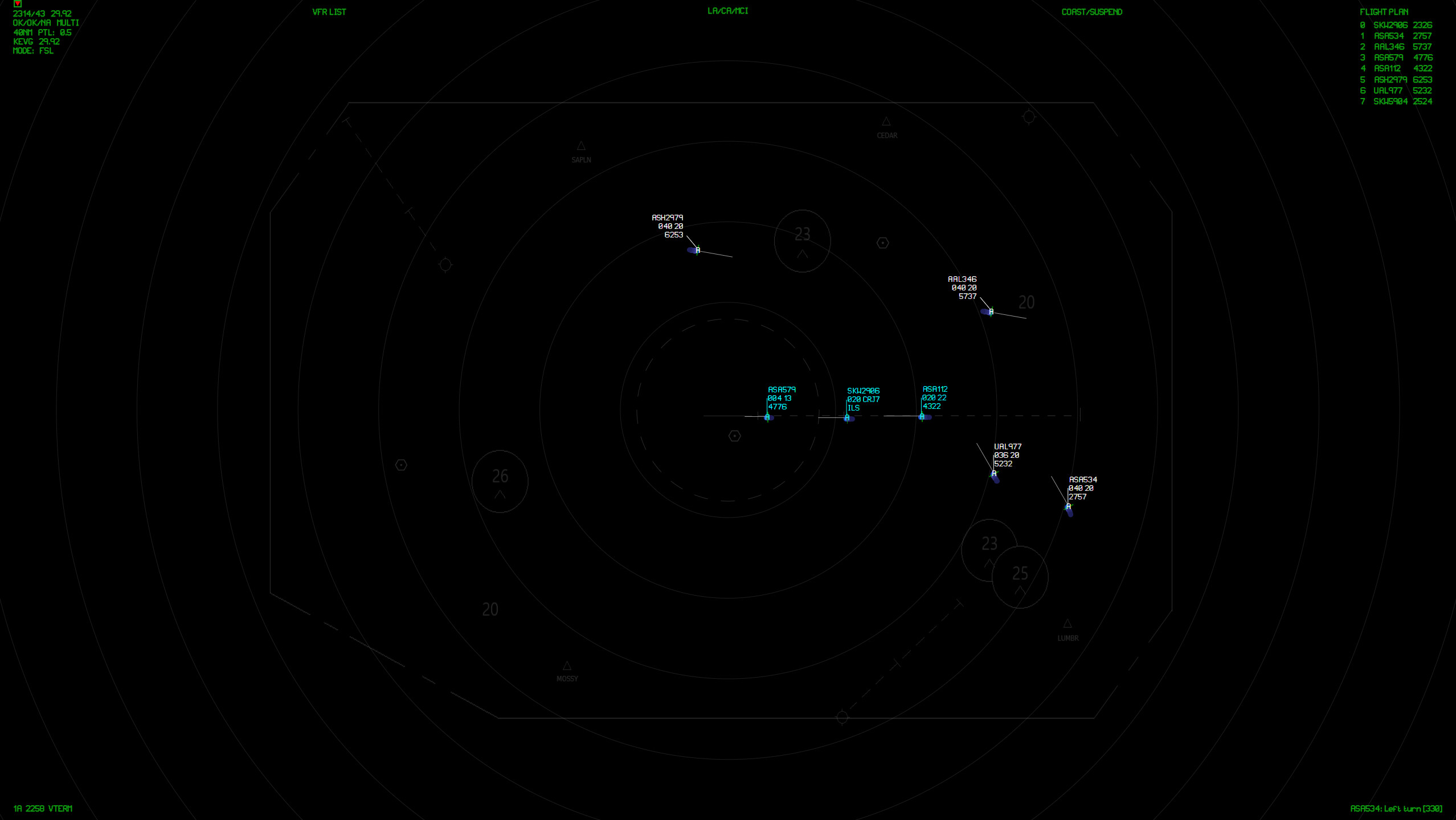 vTERM ATC Simulator screenshot 2
