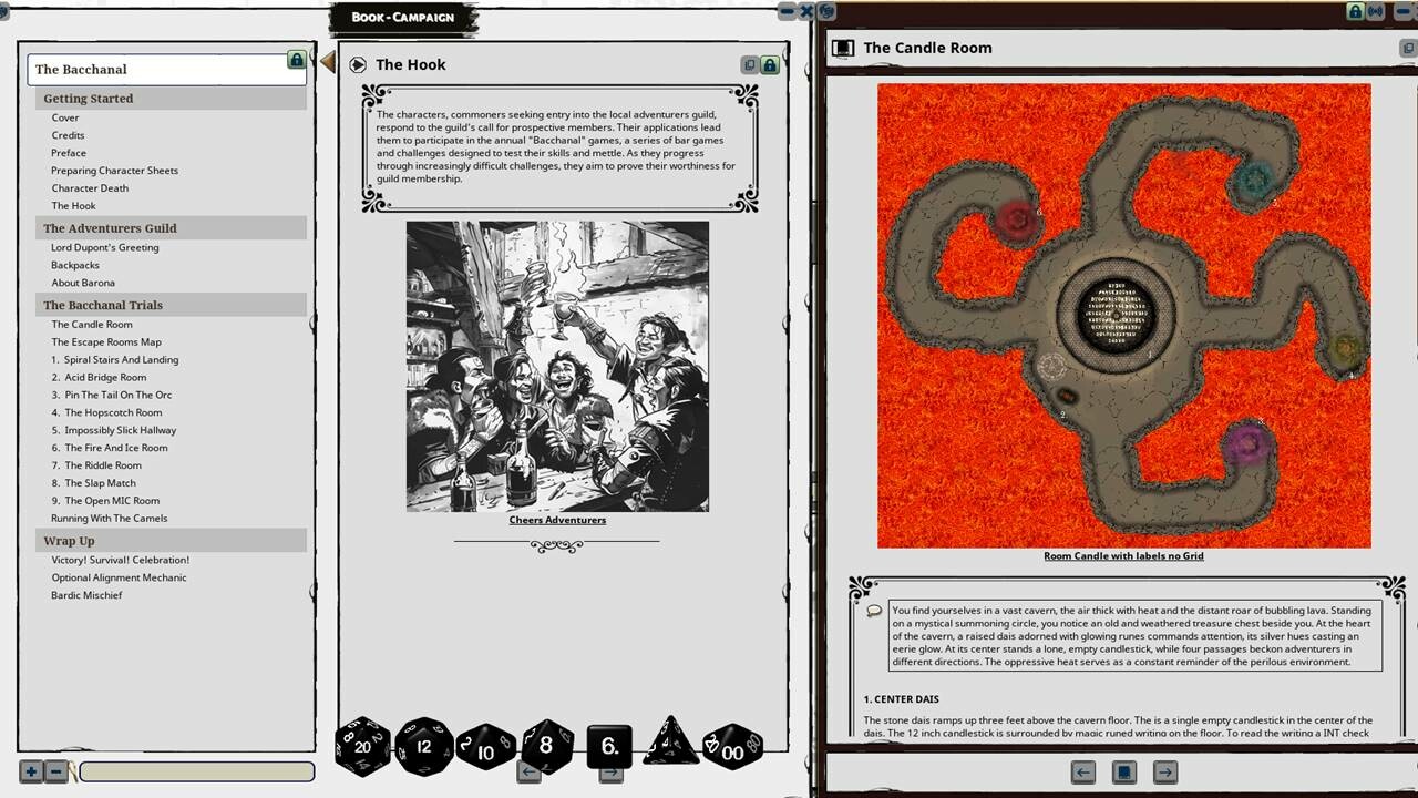 Fantasy Grounds - The Bacchanal screenshot 6