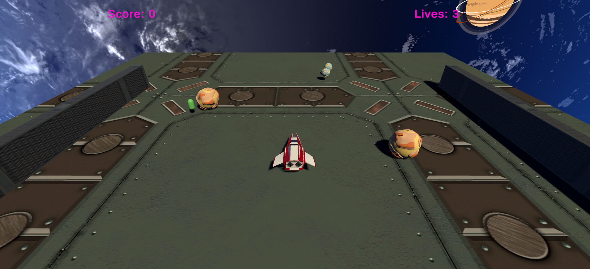 Galactic Striker screenshot 1
