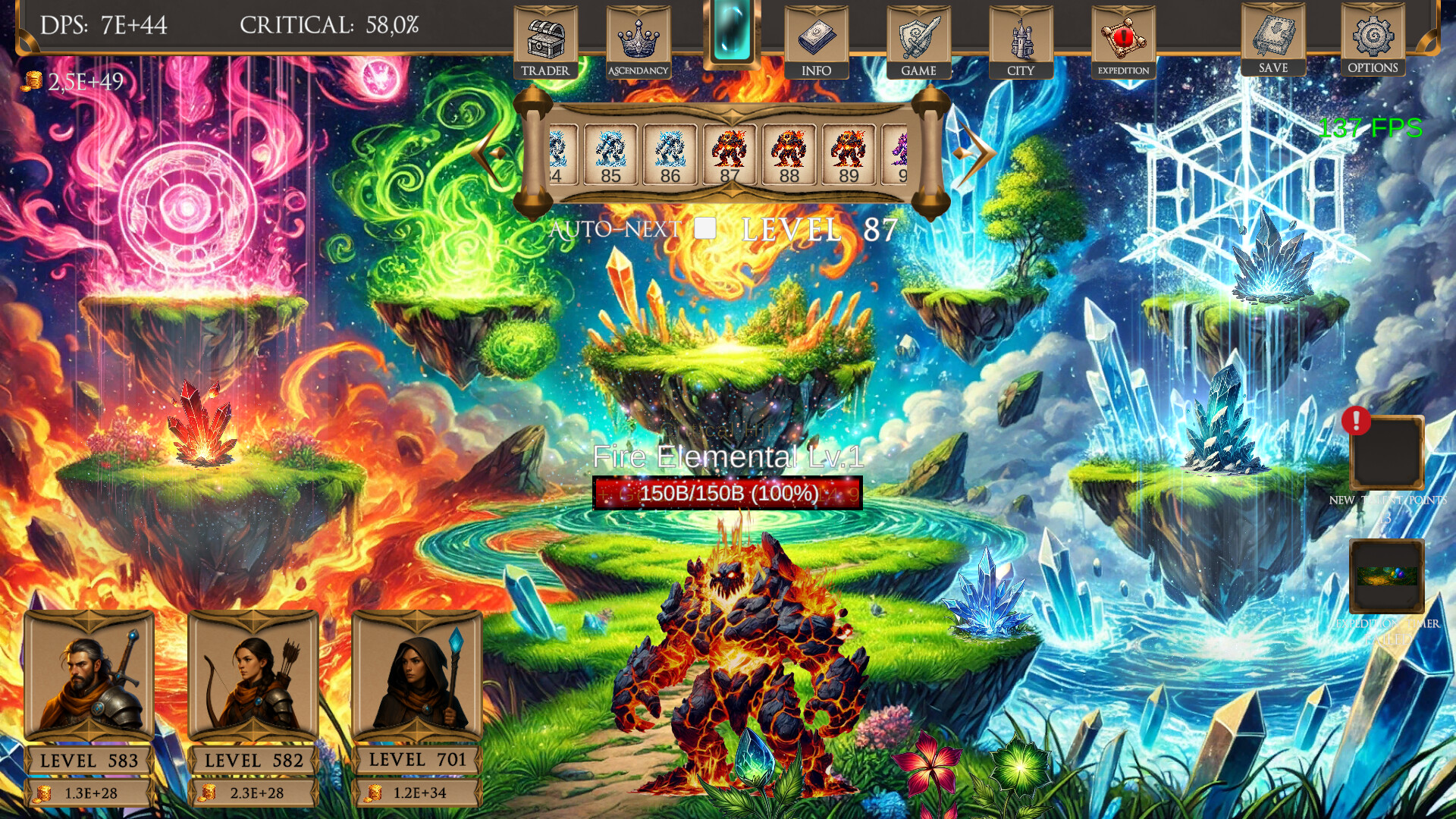 Fantasy Clicker screenshot 2