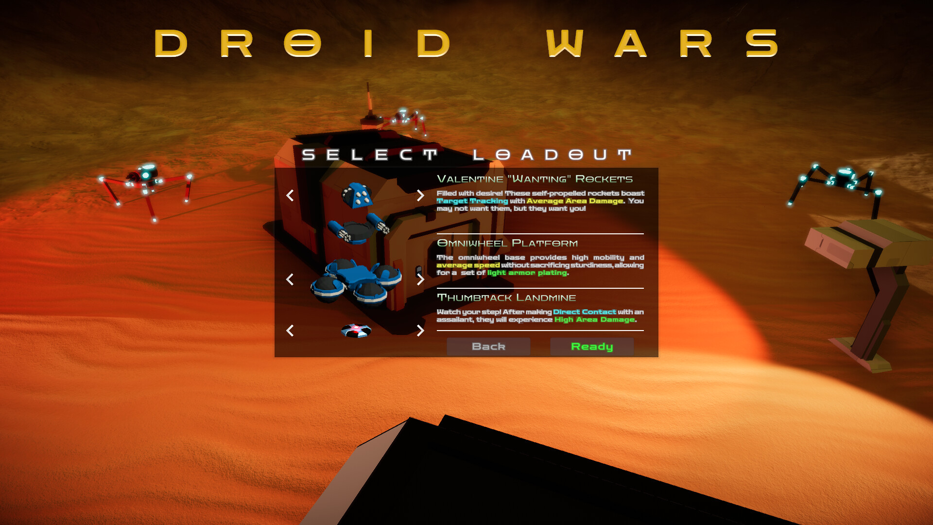 Droid Wars screenshot 2