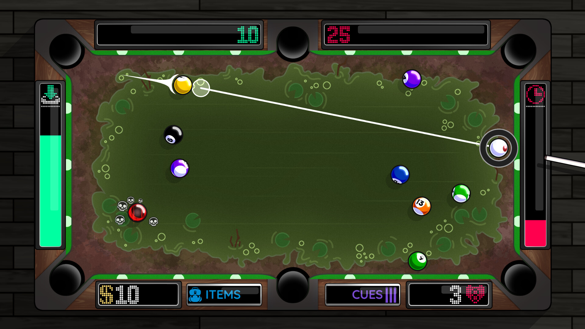 下垂口袋/台球/Roguelike/Drop Pockets 截图 4