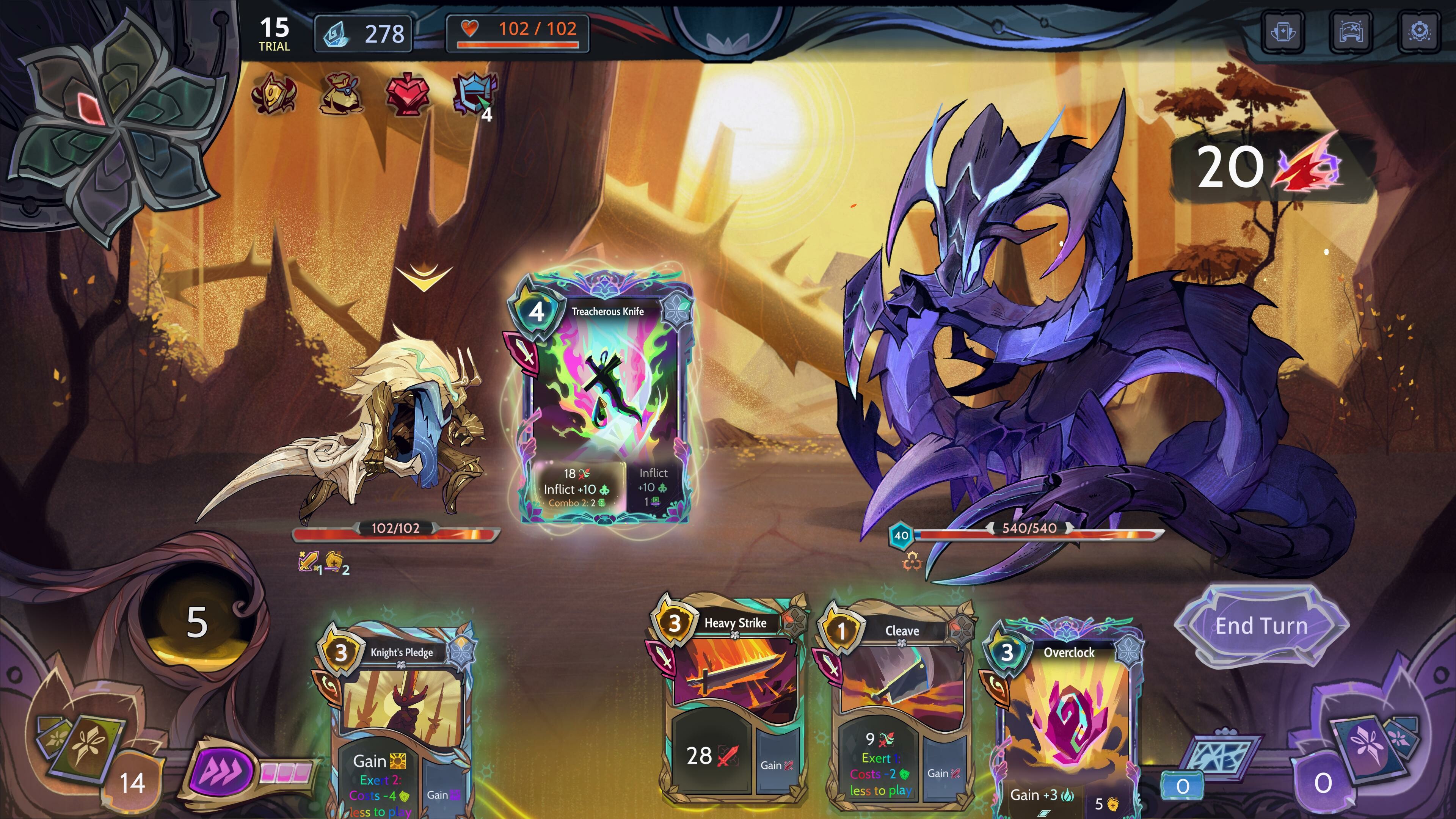 Everglyph Trials screenshot 1