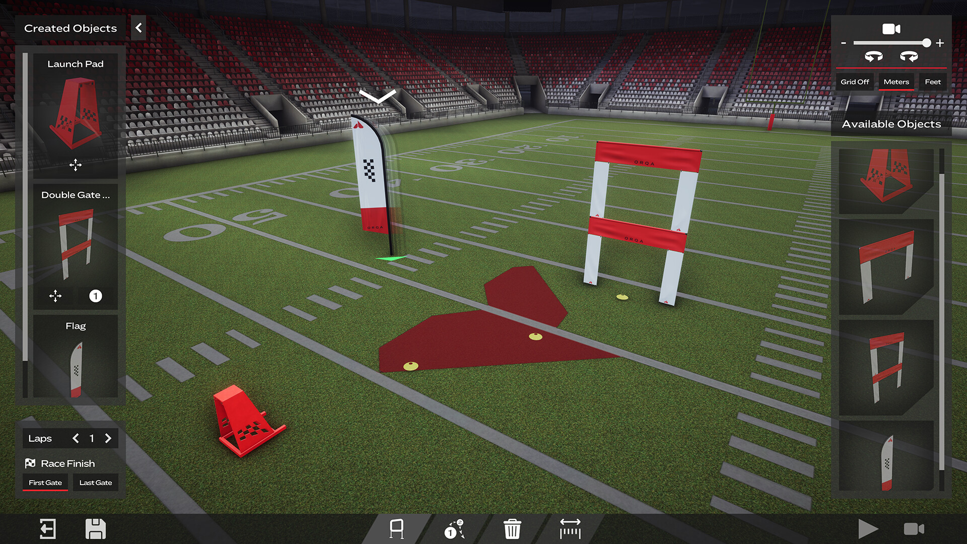 FPV SkyDive - Track Builder screenshot 1