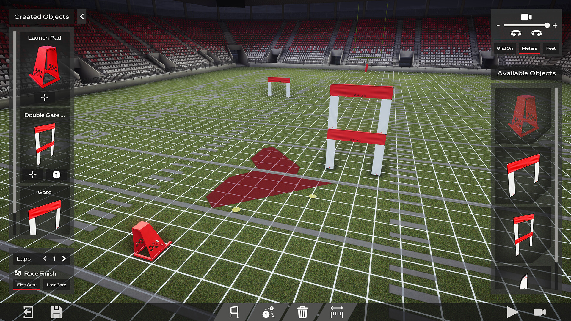 FPV SkyDive - Track Builder screenshot 7