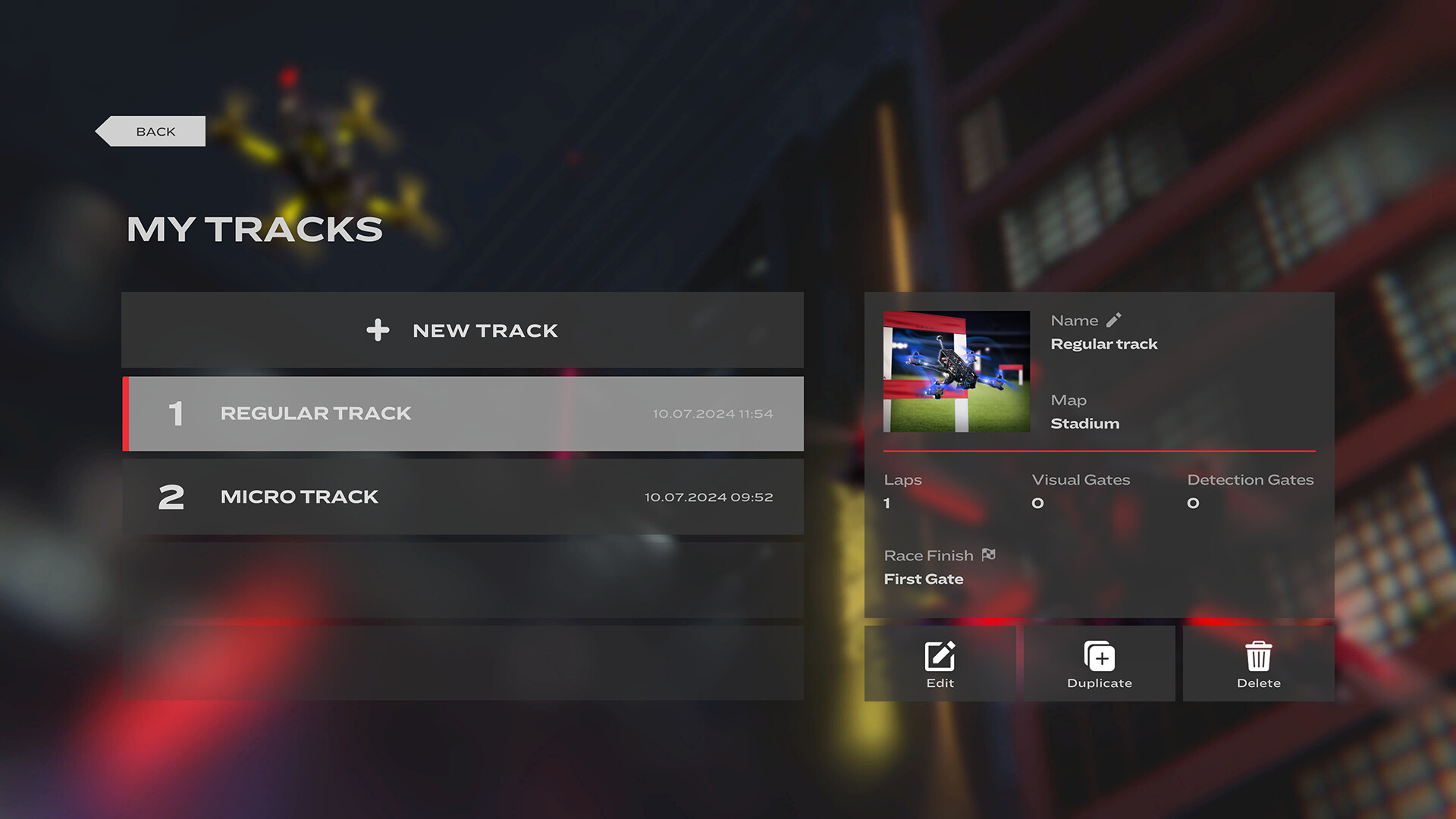 FPV SkyDive - Track Builder screenshot 4