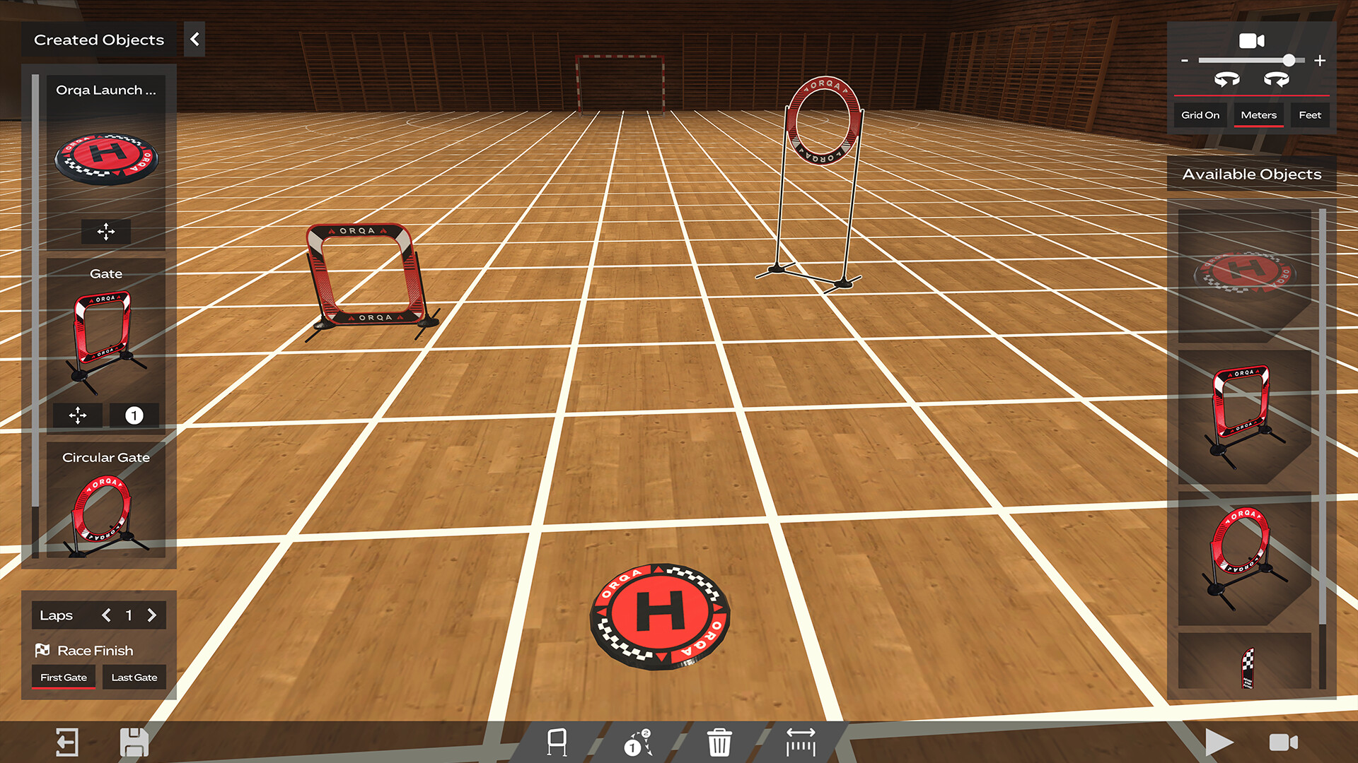 FPV SkyDive - Track Builder screenshot 2