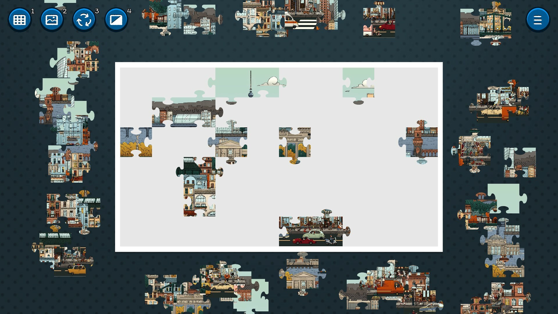 Hidden Cats in Jigsaw Puzzle - Berlin screenshot 1