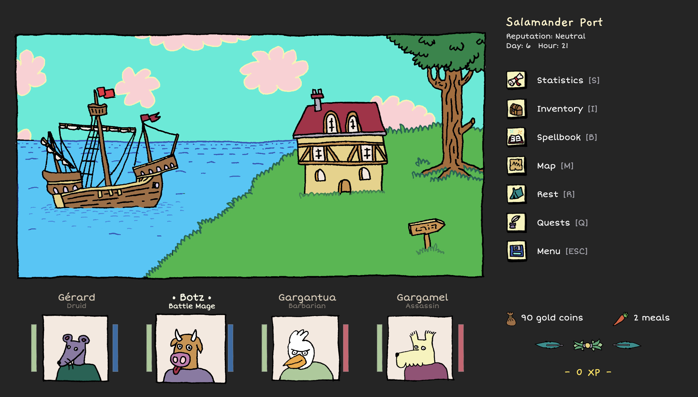 Heroes of the Seven Islands screenshot 1
