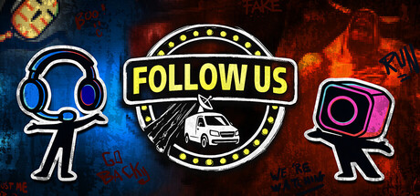 Follow Us — Steam header