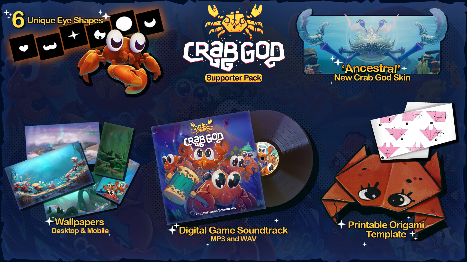Crab God - Supporter Pack screenshot 1
