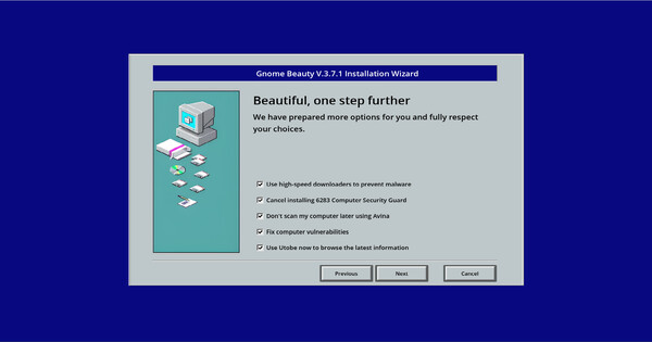 Malware screenshot