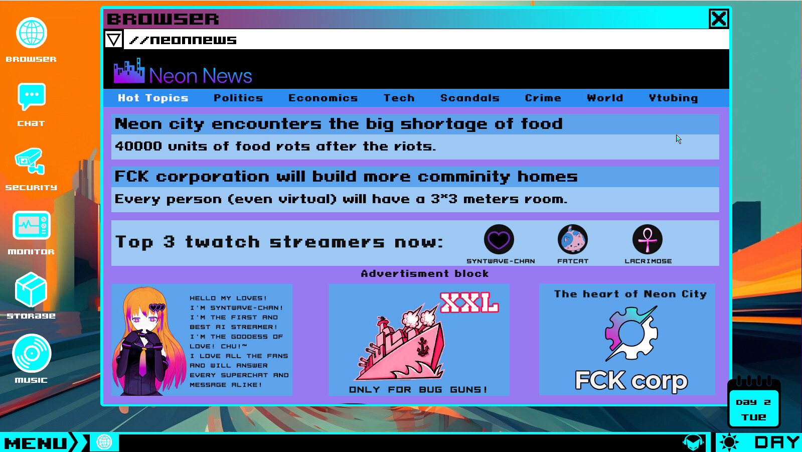 Neon City Hacker screenshot 2