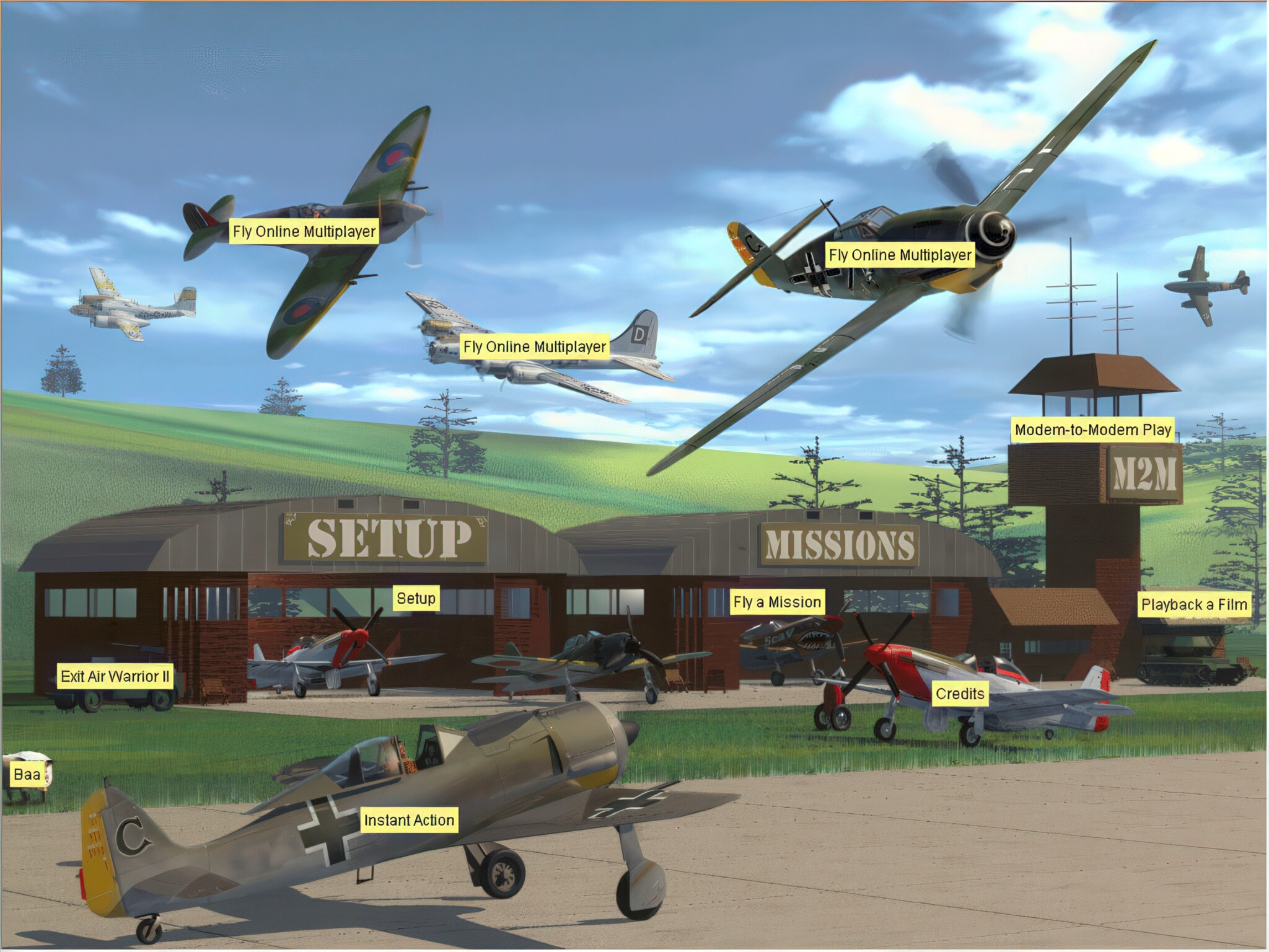 Air Warrior II screenshot 1