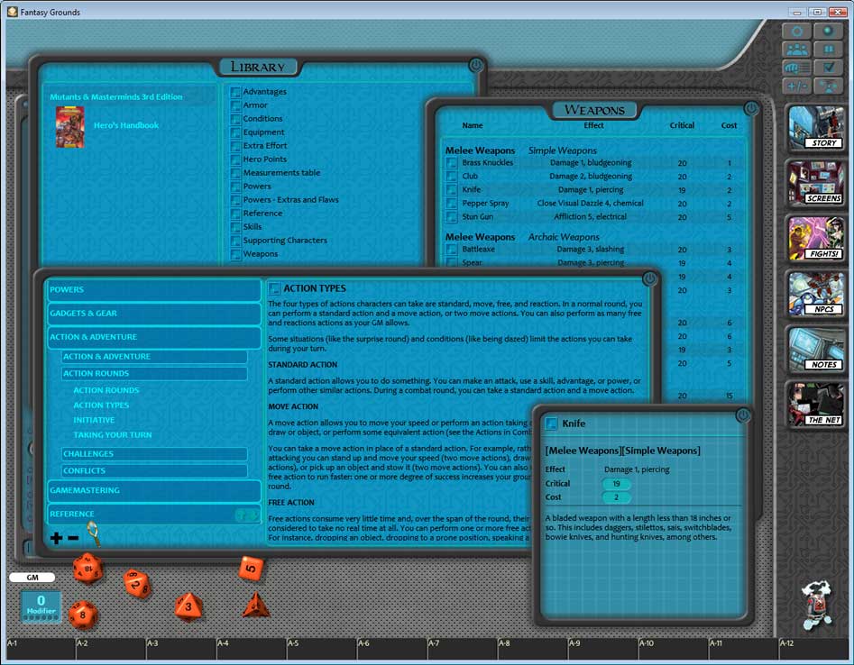 Fantasy Grounds - Mutants & Masterminds Ruleset screenshot 5
