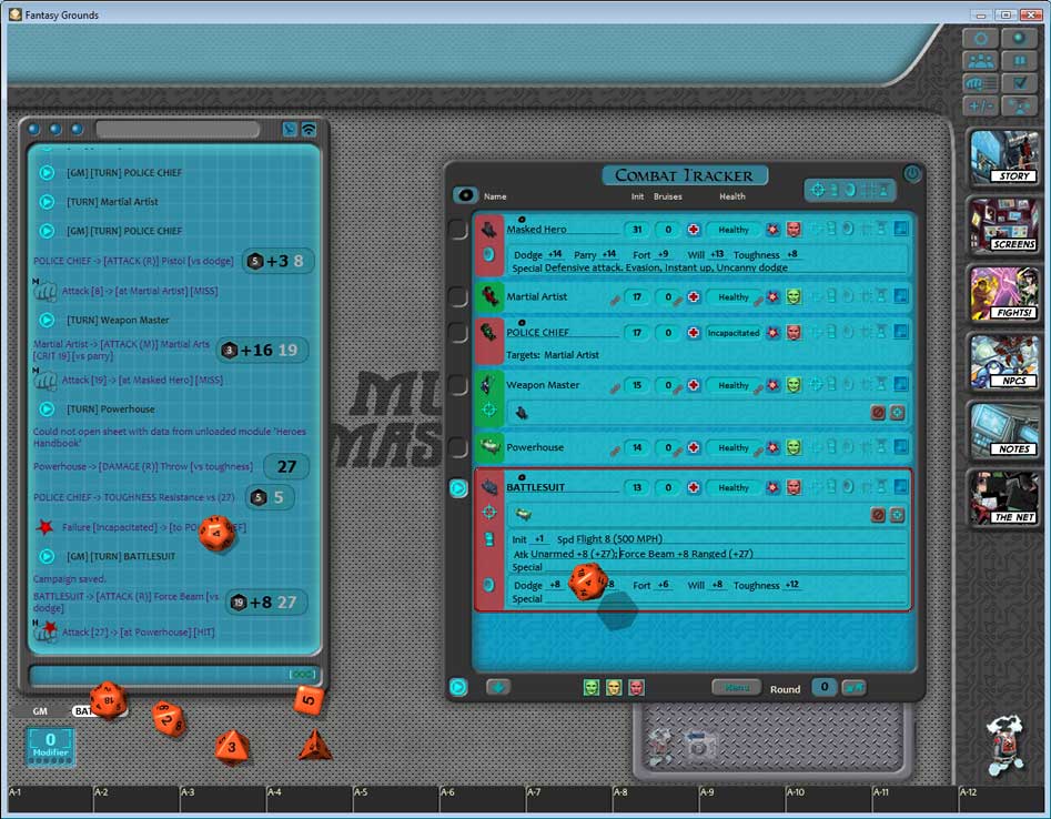 Fantasy Grounds - Mutants & Masterminds Ruleset screenshot 8