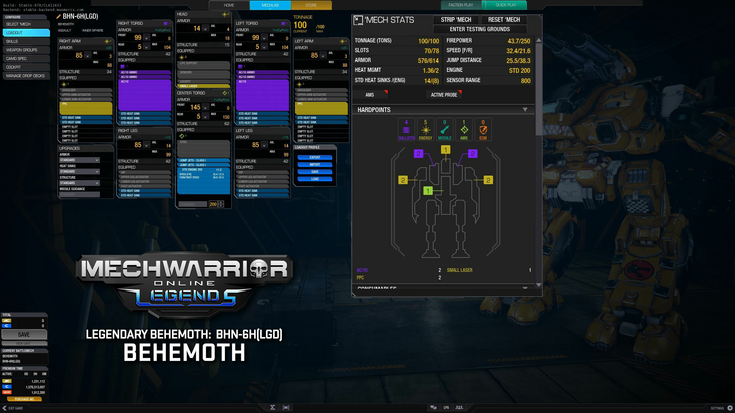 MechWarrior Online™ - Behemoth Legendary Mech Pack screenshot 5