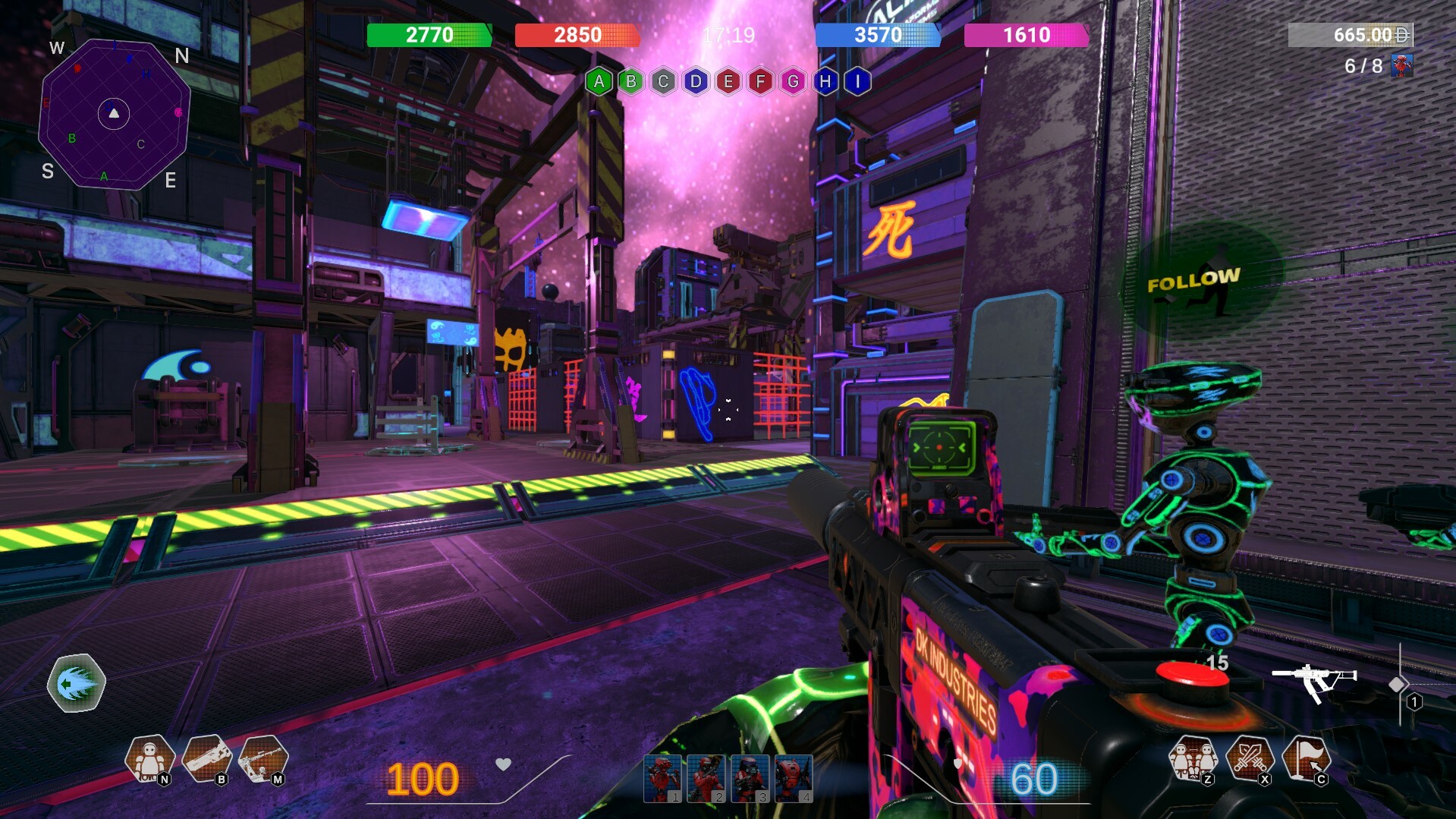 Neon Phonk Robots screenshot 12