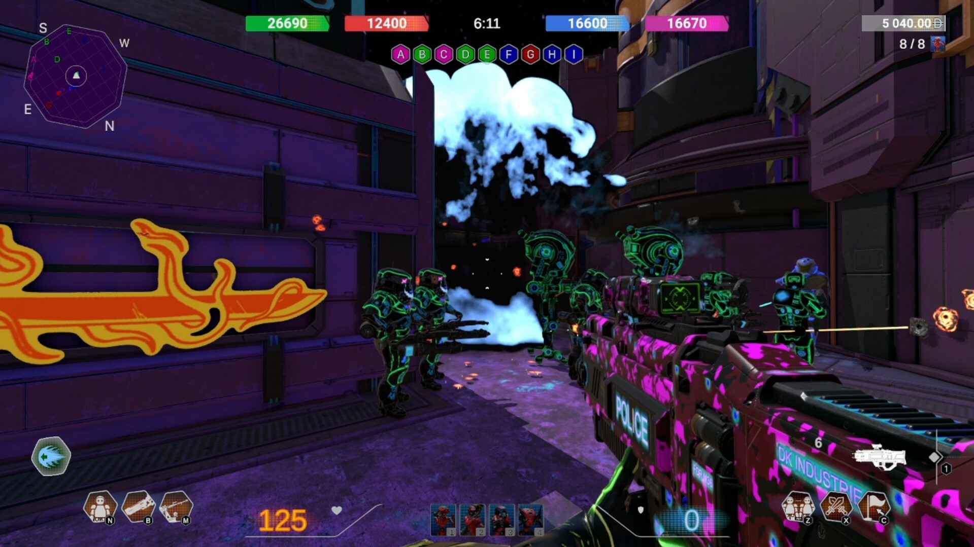 Neon Phonk Robots screenshot 8