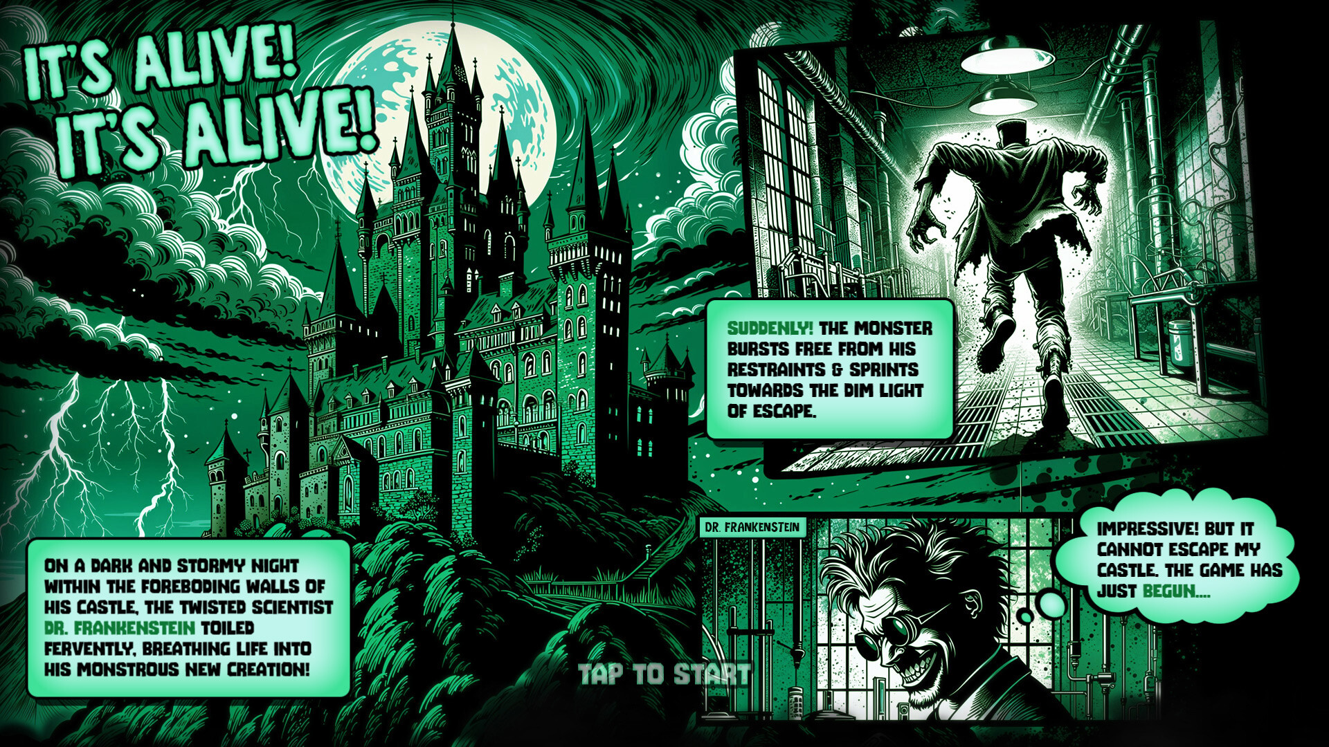 Escape From Castle Frankenstein screenshot 1
