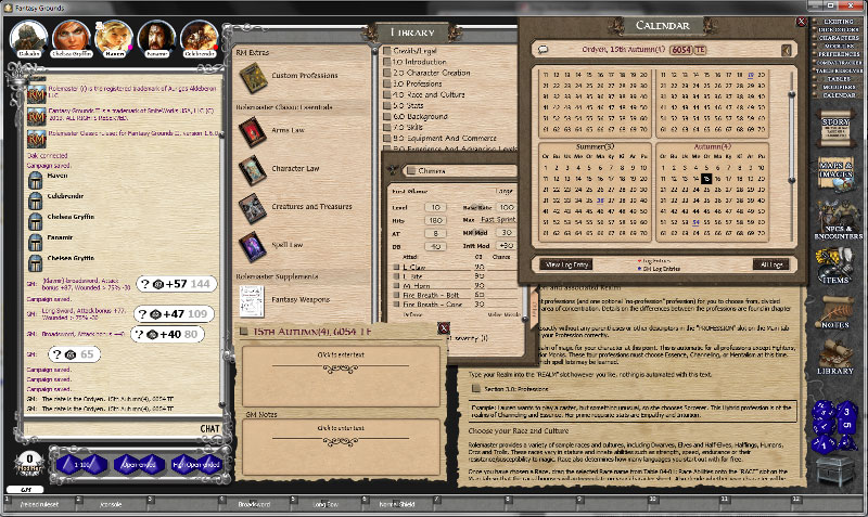 Fantasy Grounds - Rolemaster Classic Ruleset screenshot 12
