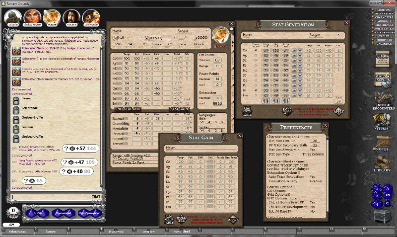 Fantasy Grounds - Rolemaster Classic Ruleset screenshot 10
