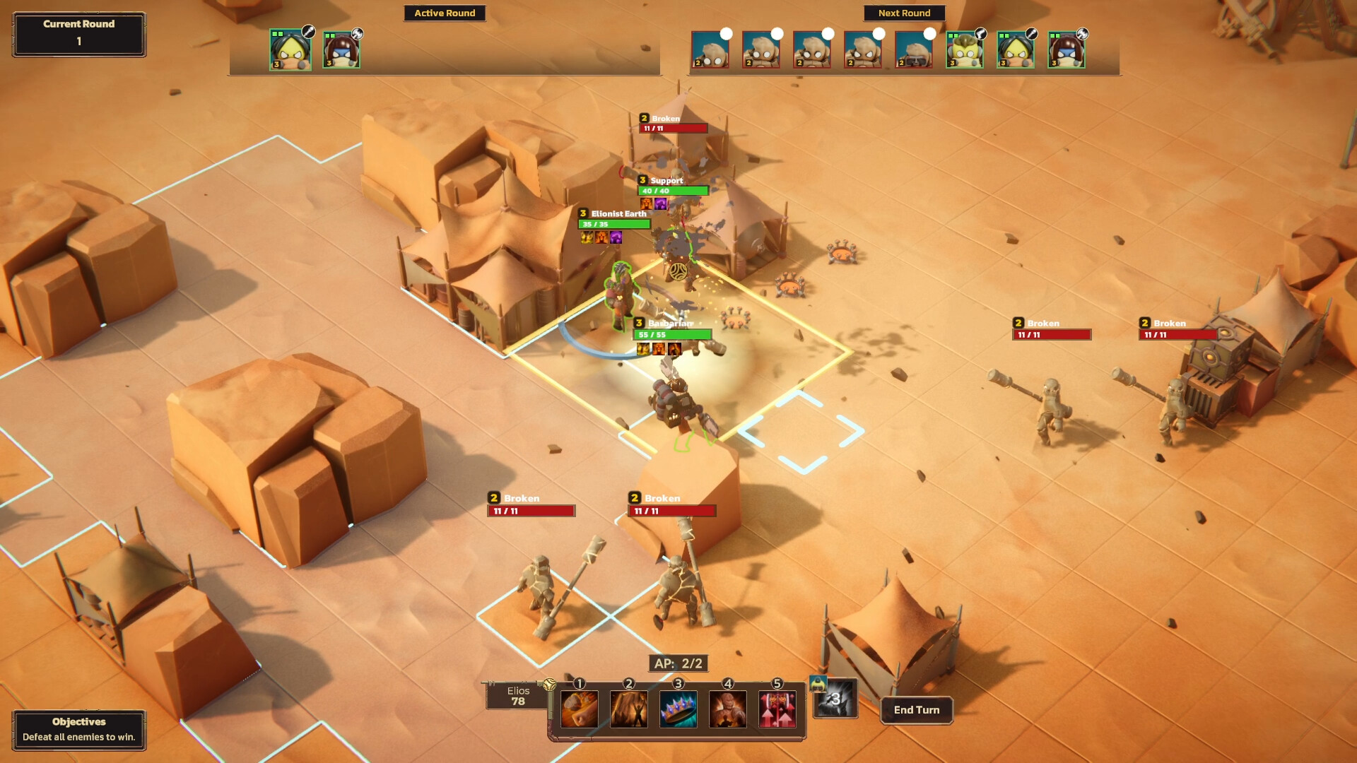 Dunebound Tactics screenshot 1