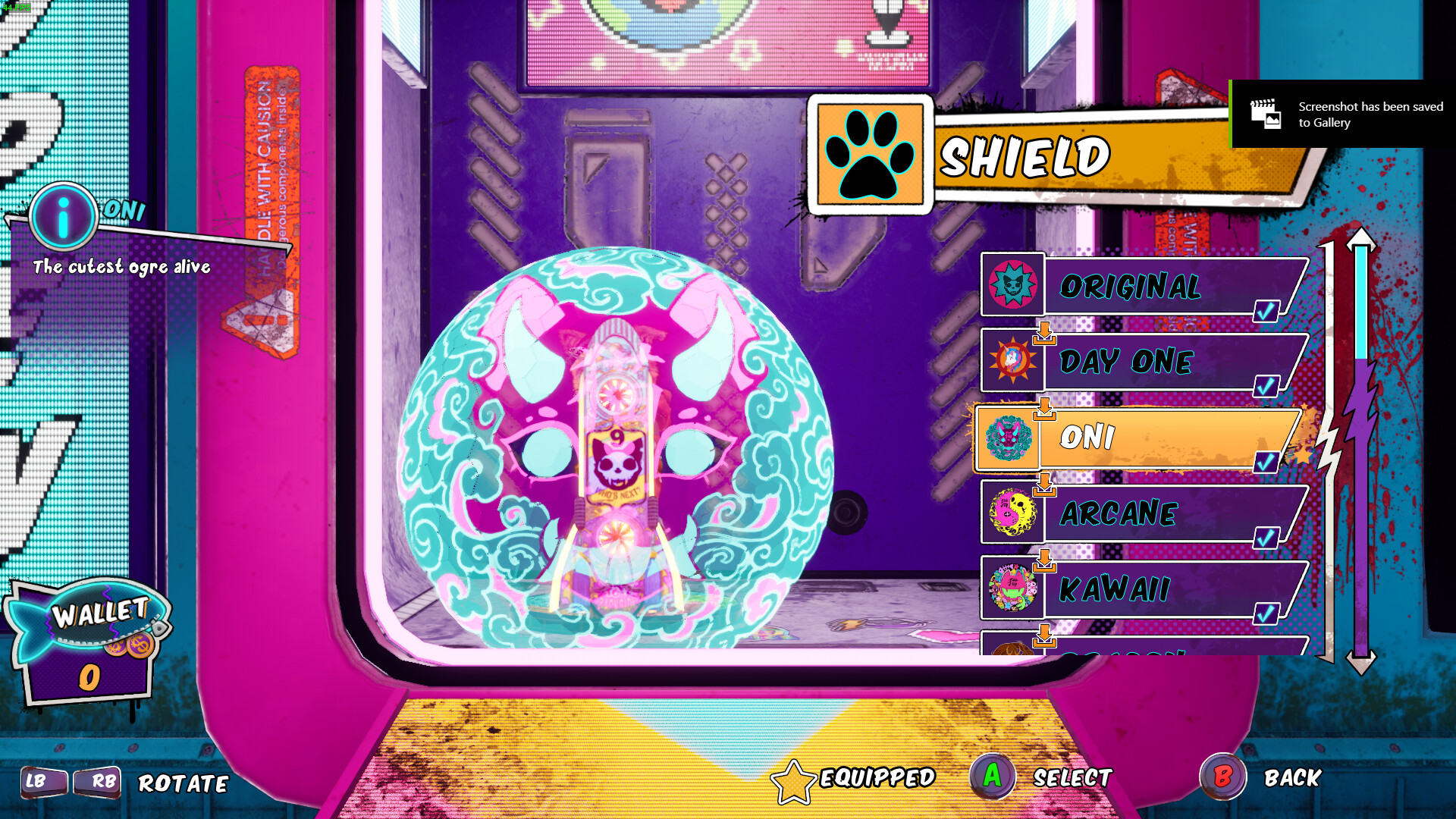 Gori: Cuddly Carnage - Neon Neko Skin Pack screenshot 2
