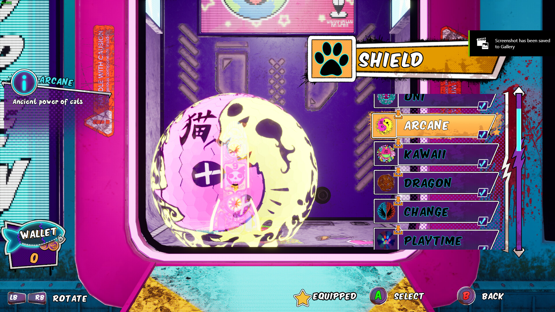 Gori: Cuddly Carnage - Neon Neko Skin Pack screenshot 7