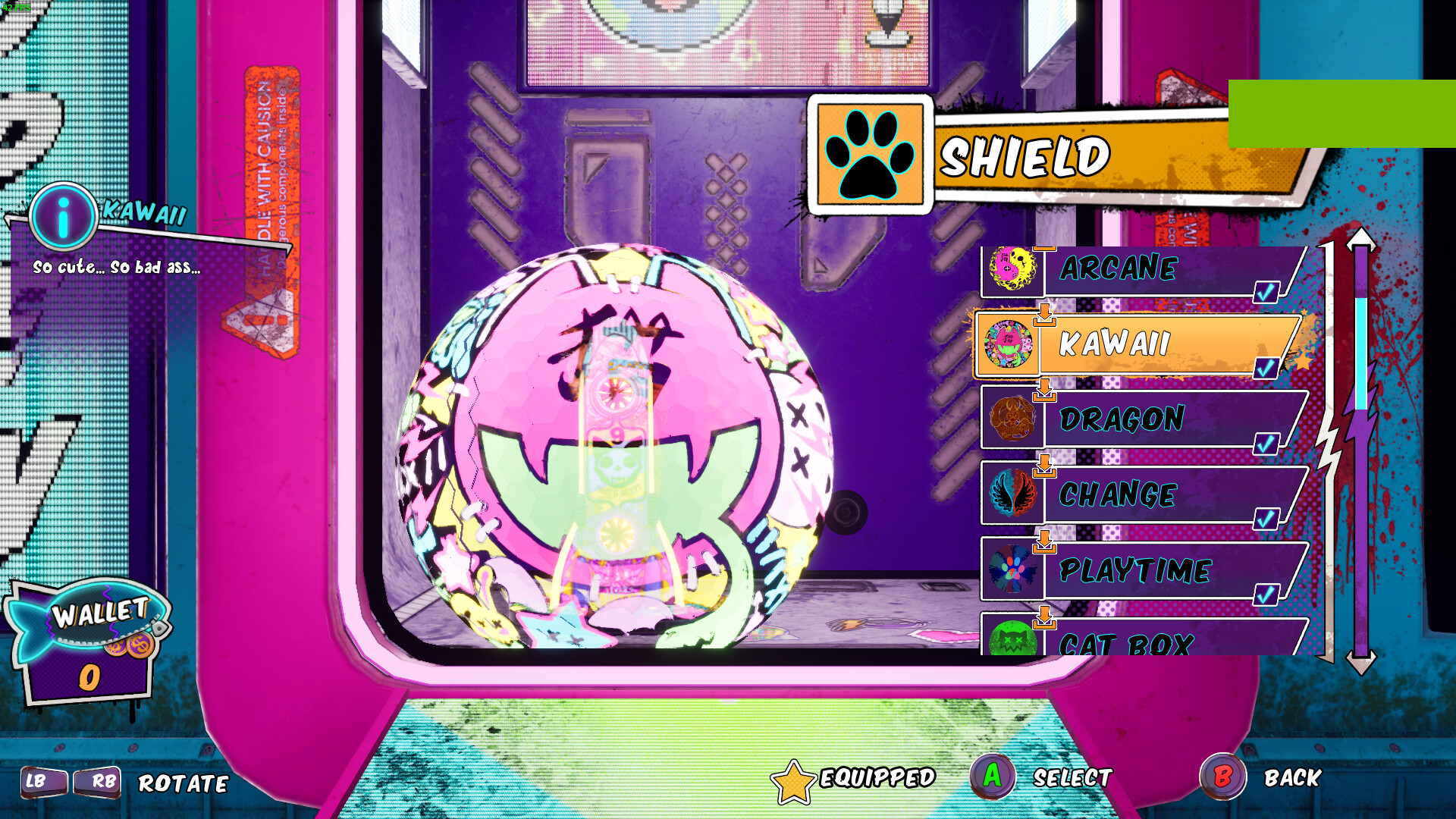 Gori: Cuddly Carnage - Neon Neko Skin Pack screenshot 6