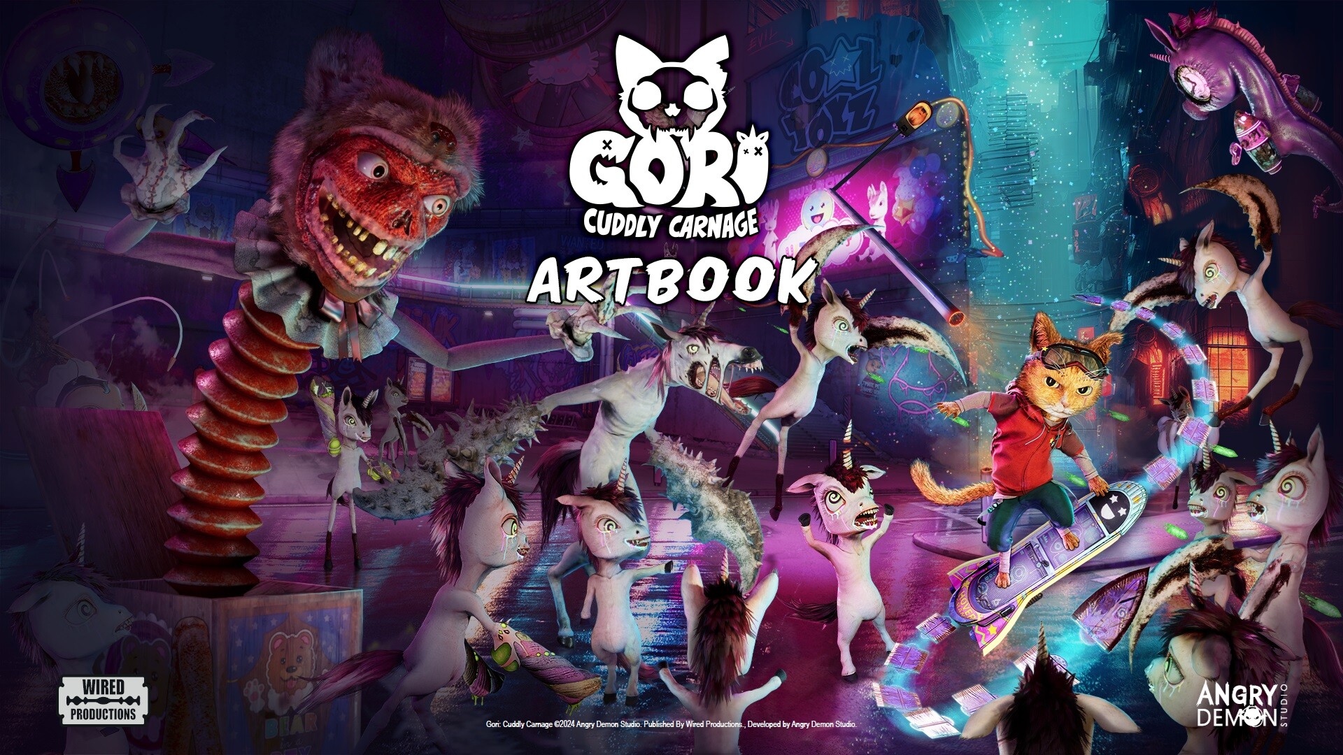 Gori: Cuddly Carnage - Artbook screenshot 1