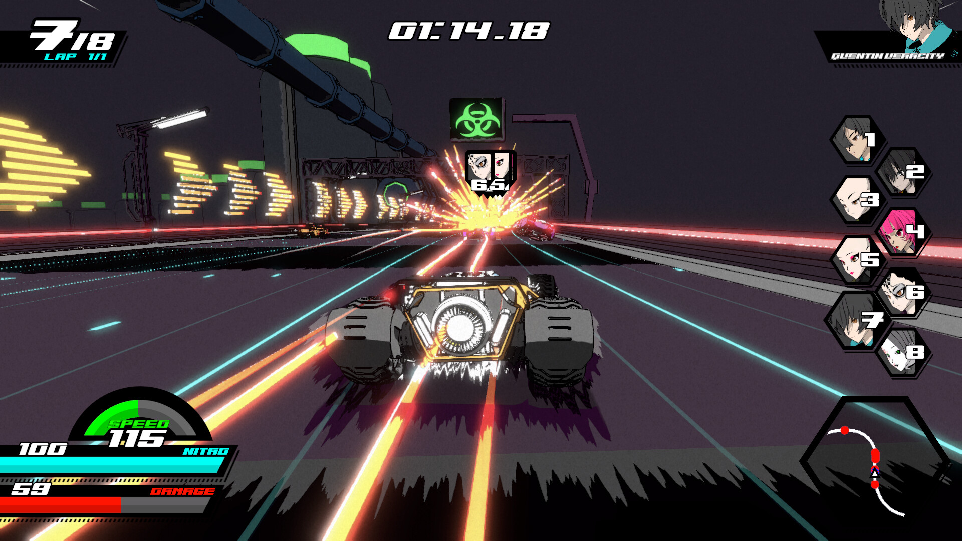 图片[5]-霓虹巅峰：超越极限 / Neon Apex: Beyond the Limit v1.0.0 简体中文版 - 软壳源码网-软壳源码网