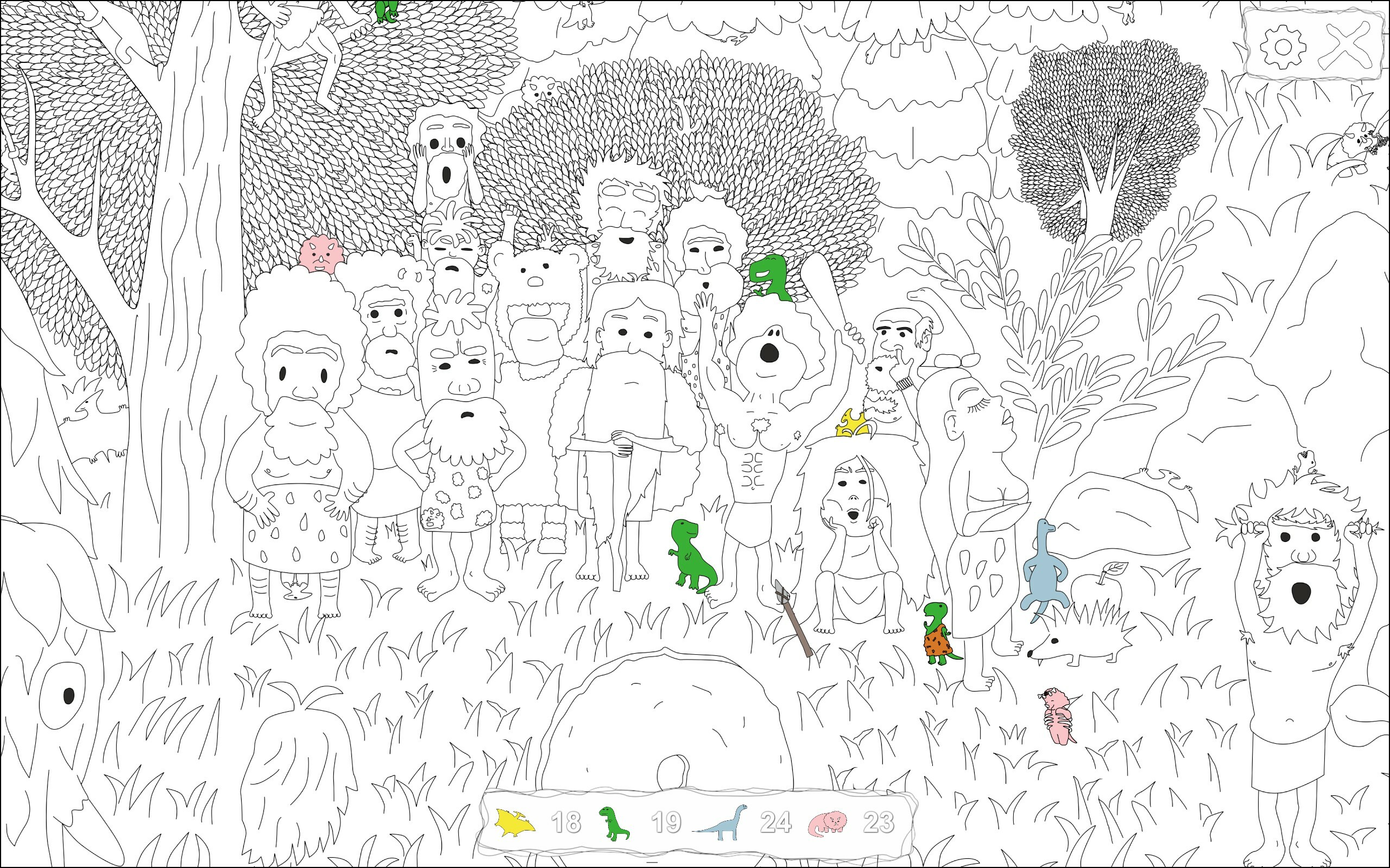 100 Hiddensaurs screenshot 1