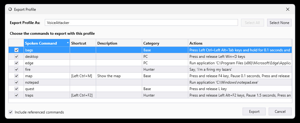 VoiceAttack 2 screenshot 7