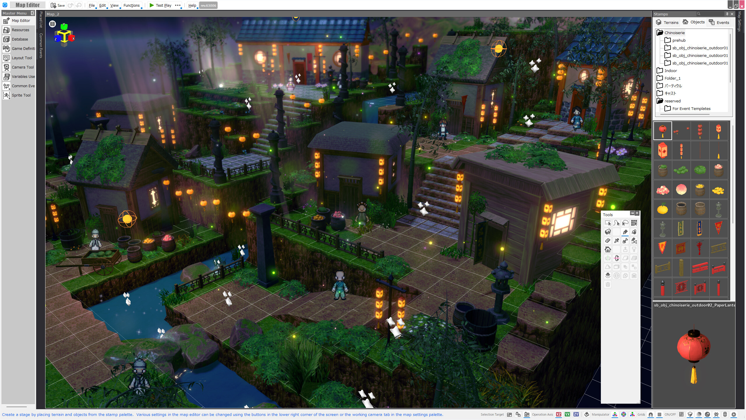 RPG Developer Bakin Charming Chinese Townscape Pack screenshot 2